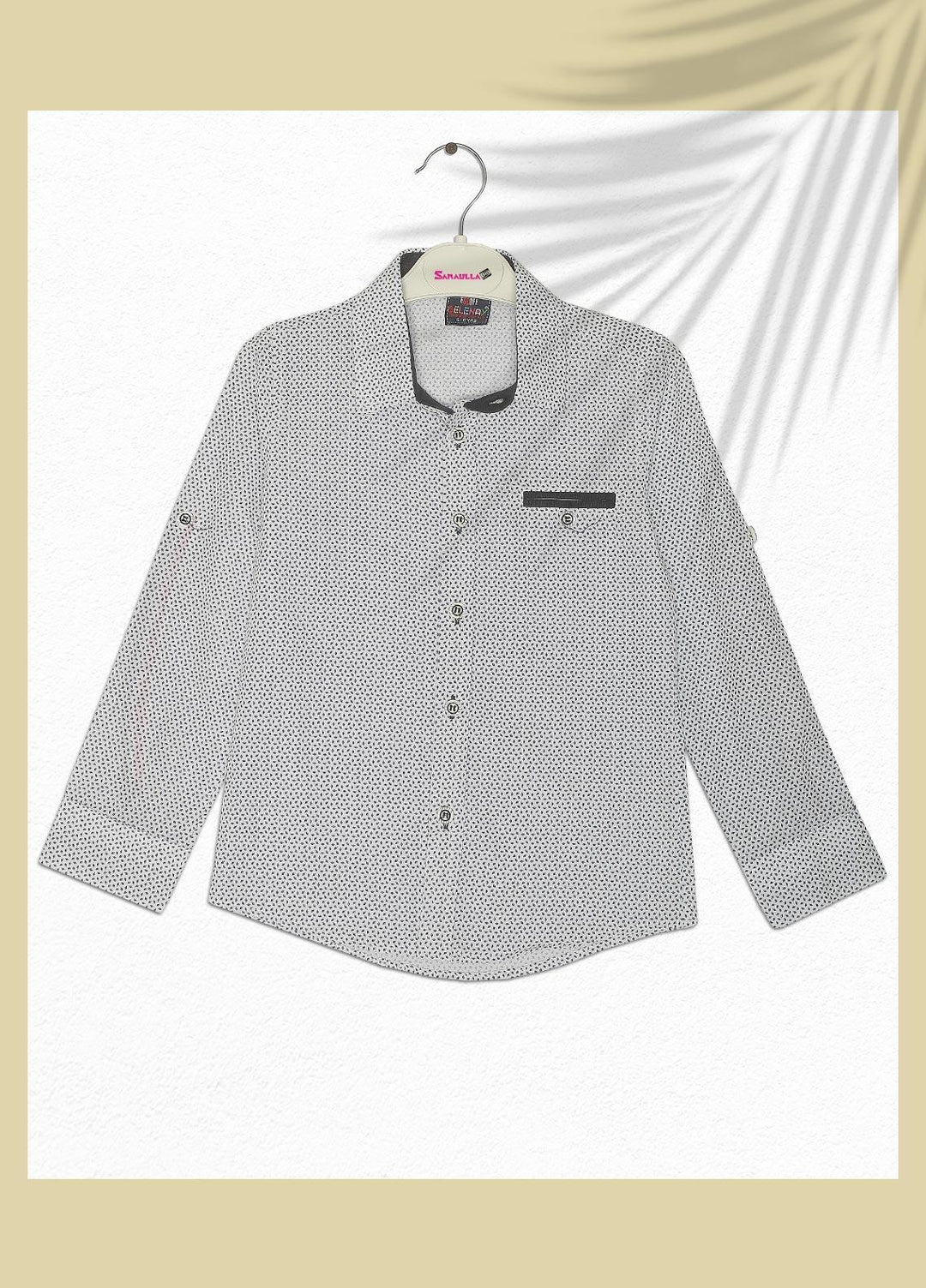 Sanaulla Exclusive Range  Fancy Shirts for Boys -  SU22BS 342846 Black