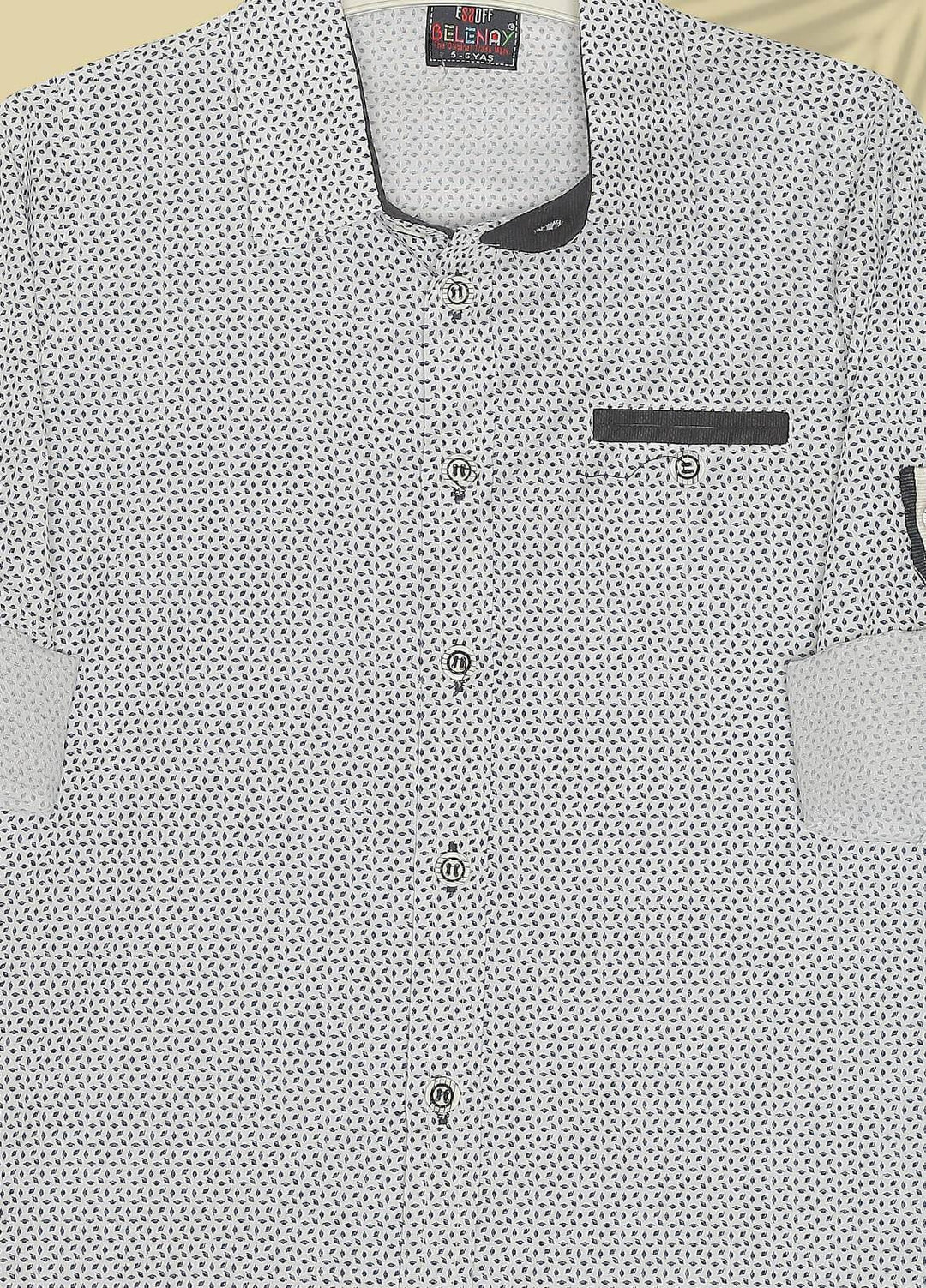 Sanaulla Exclusive Range  Fancy Shirts for Boys -  SU22BS 342846 Black