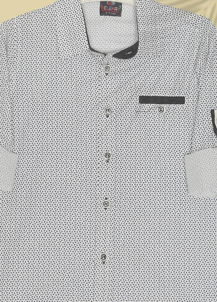 Sanaulla Exclusive Range  Fancy Shirts for Boys -  SU22BS 342846 Black