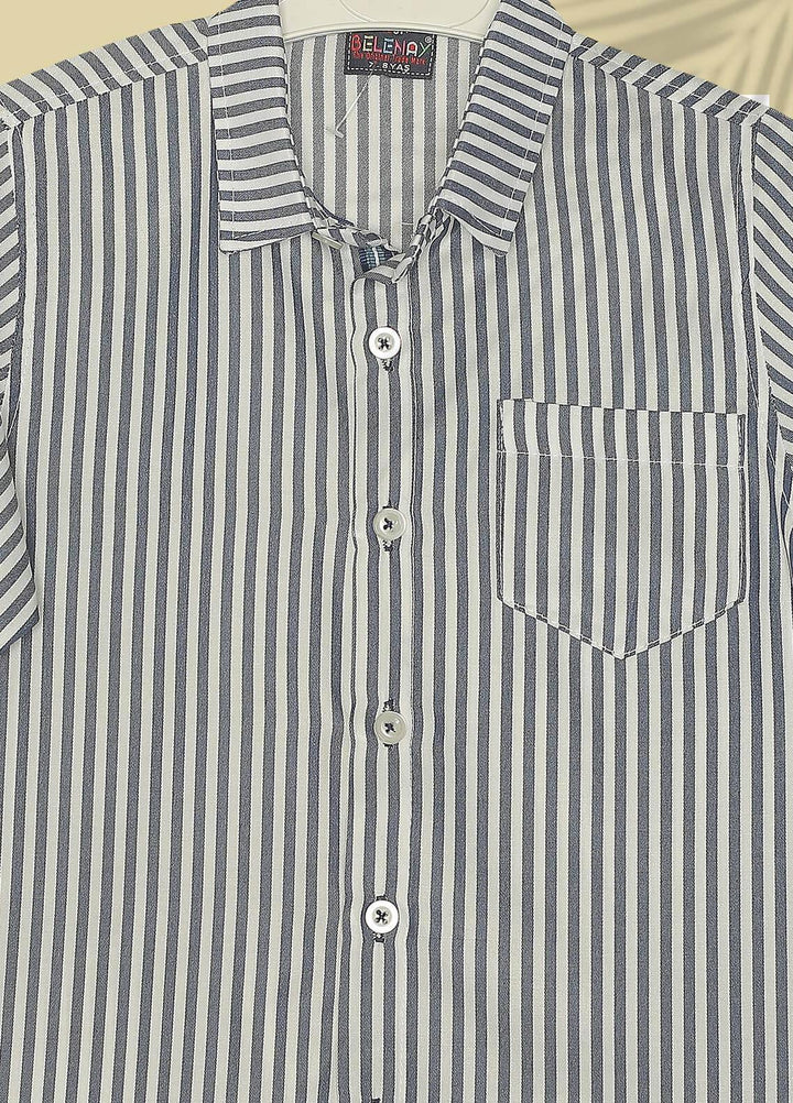 Sanaulla Exclusive Range  Fancy Boys Shirts -  SU22BS 342841 Navy