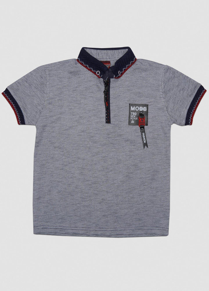 Sanaulla Exclusive Range  Casual T-Shirts for Boys -  1017746 Grey