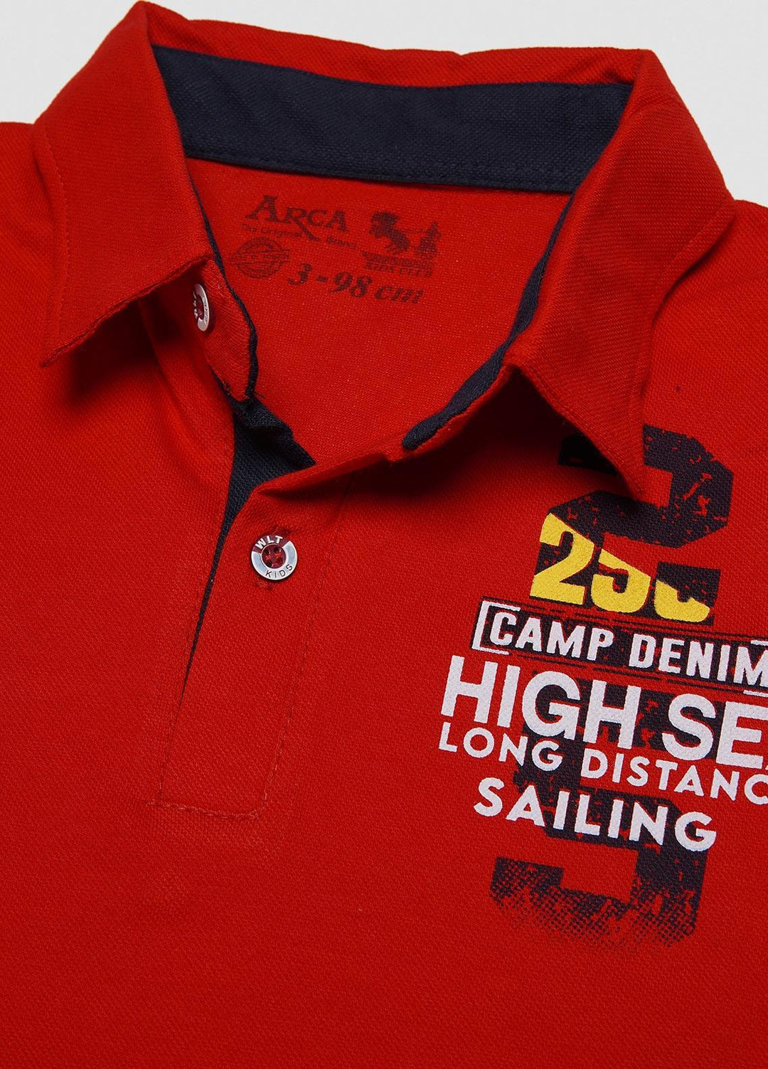 Sanaulla Exclusive Range  Casual T-Shirts for Boys -  1111224117 Red