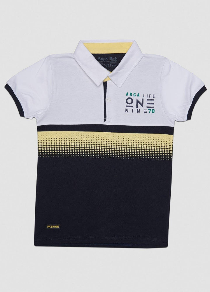 Sanaulla Exclusive Range  Casual T-Shirts for Boys -  1111224135 Navy