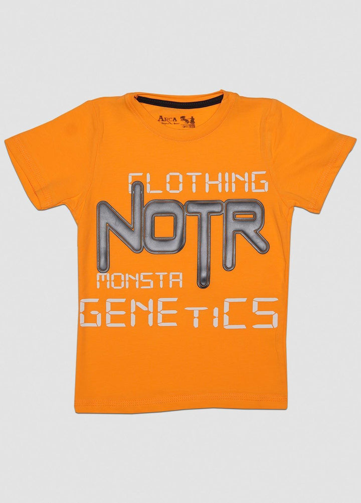 Sanaulla Exclusive Range  Casual T-Shirts for Boys -  1111224525 Orange