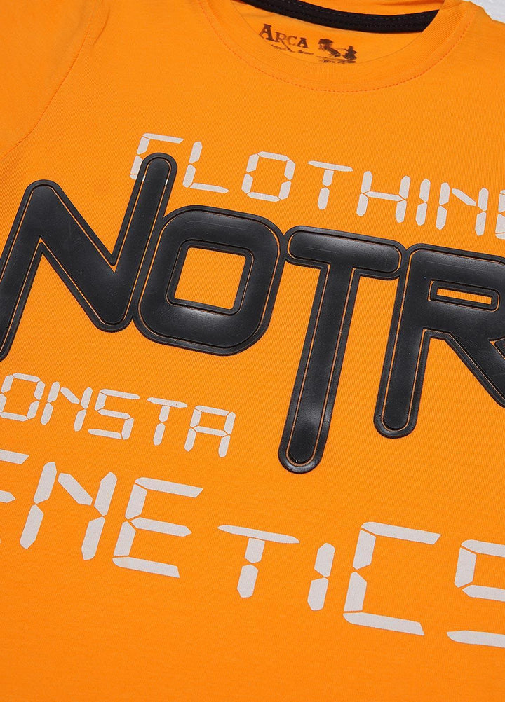 Sanaulla Exclusive Range  Casual T-Shirts for Boys -  1111224525 Orange