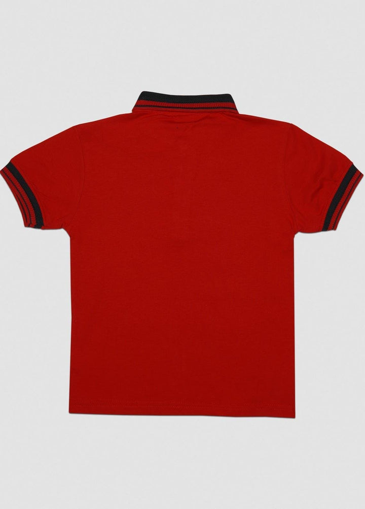 Sanaulla Exclusive Range  Casual T-Shirts for Boys -  1111225148 Red