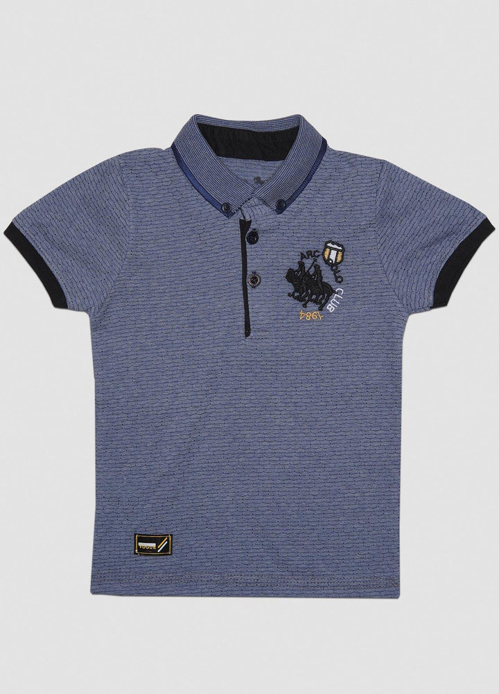 Sanaulla Exclusive Range  Casual T-Shirts for Boys -  1111228369 Blue