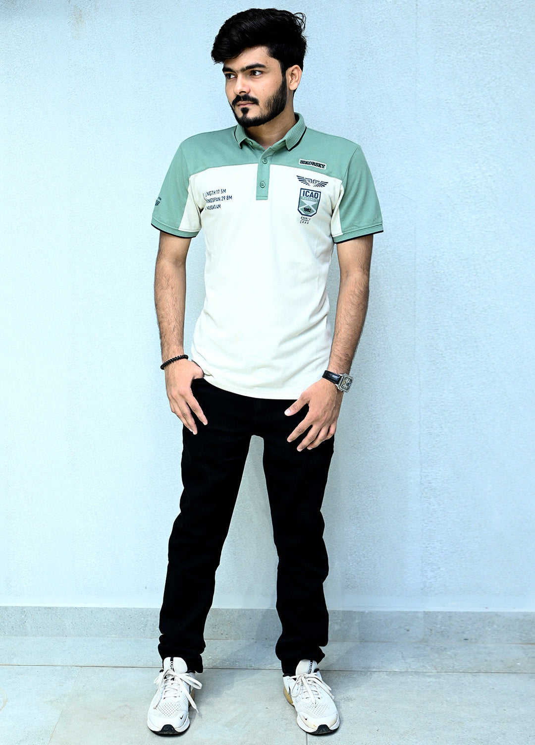 Sanaulla Exclusive Casual Cotton Polo 2026 Fawn