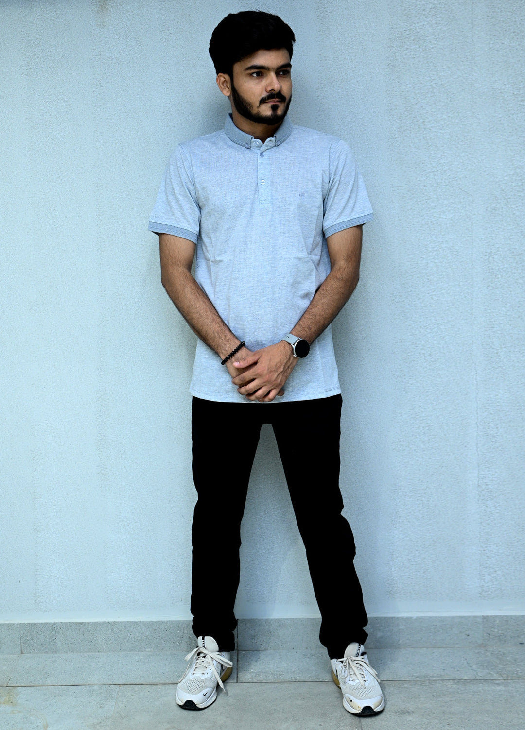 Sanaulla Exclusive Casual Cotton Polo 2035 Grey