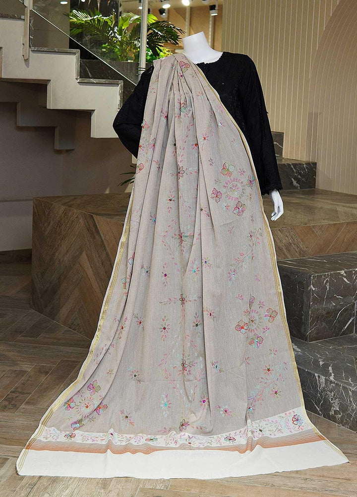 Sanaulla Exclusive Range  Cotton Embroidered Chaddar D-05 Multi2 - Cotton Multani Chaddars