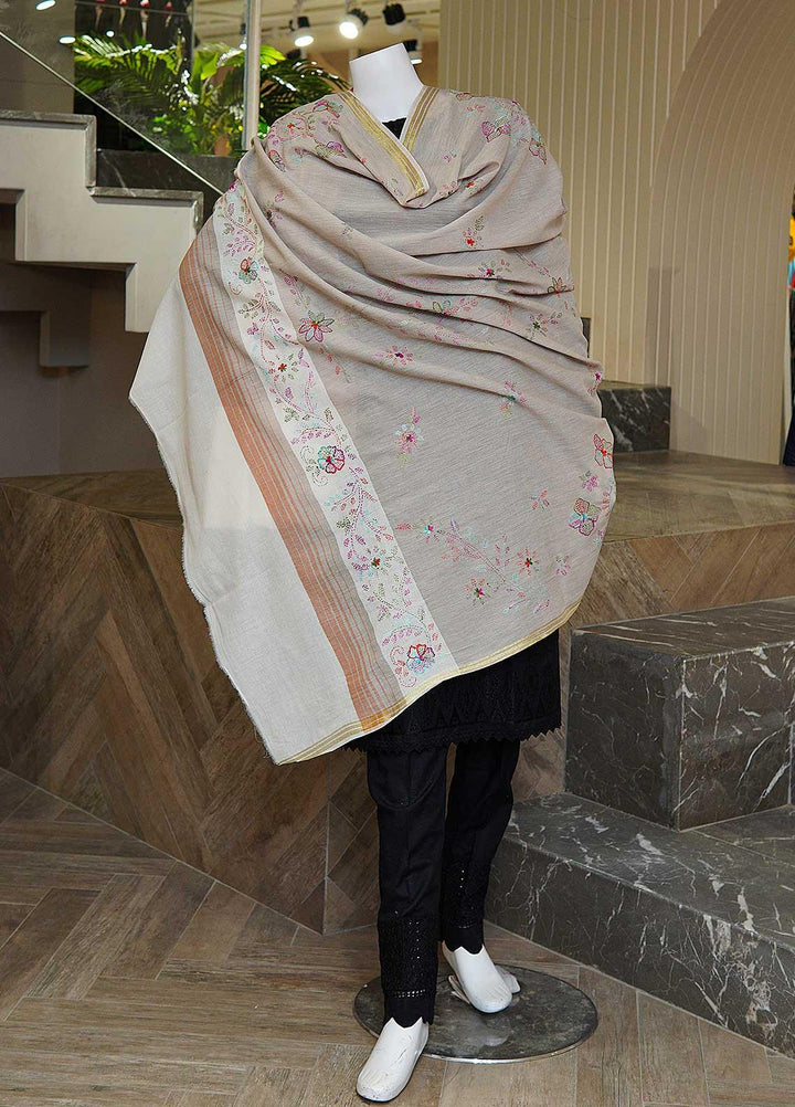 Sanaulla Exclusive Range  Cotton Embroidered Chaddar D-05 Multi2 - Cotton Multani Chaddars