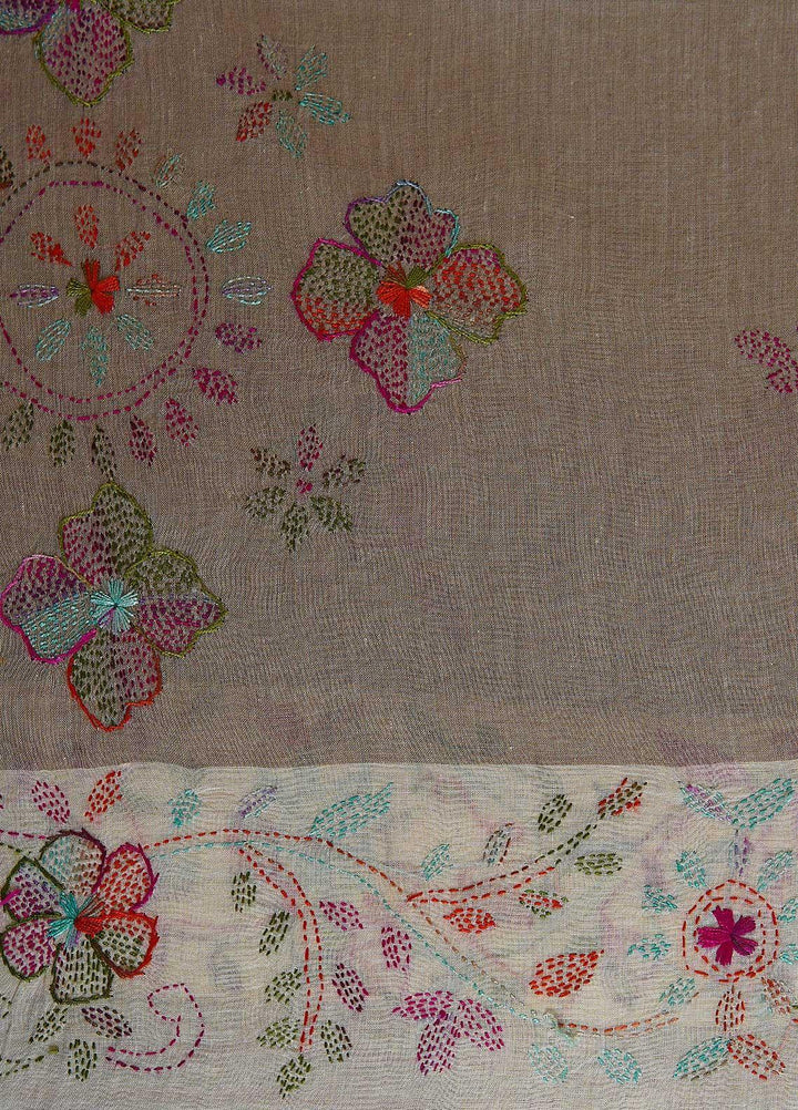 Sanaulla Exclusive Range  Cotton Embroidered Chaddar D-05 Multi2 - Cotton Multani Chaddars