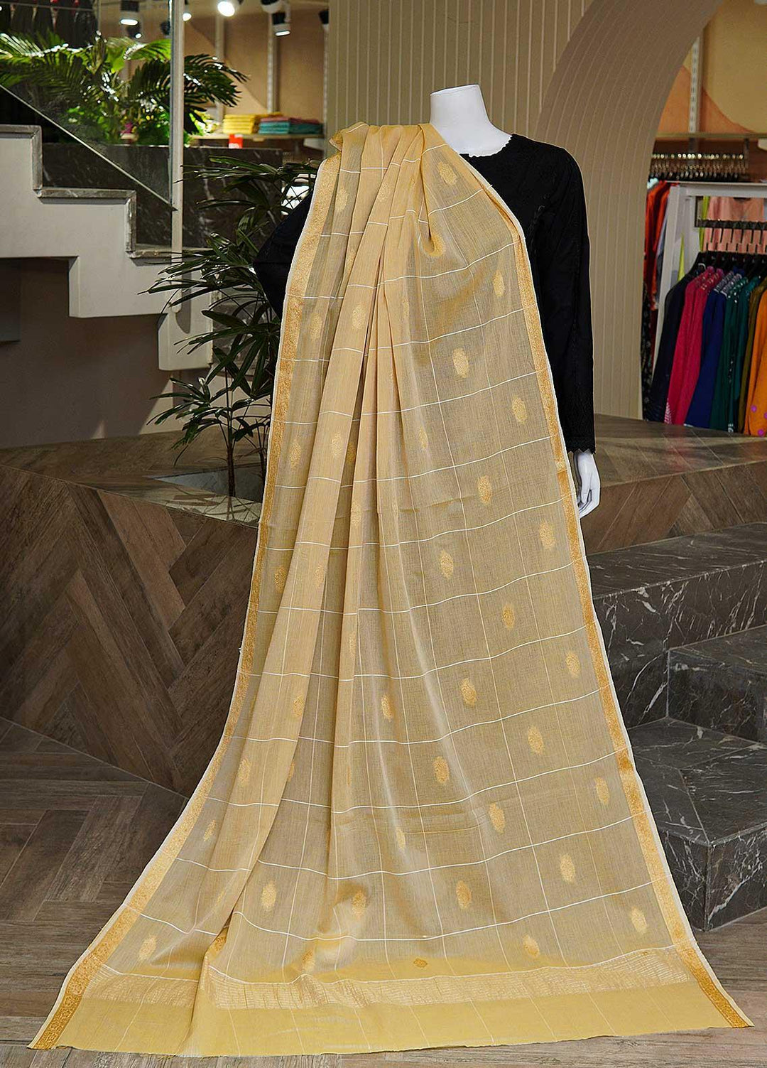 Sanaulla Exclusive Range  Cotton Embroidered Chaddar D-10 Multi3 - Cotton Multani Chaddars