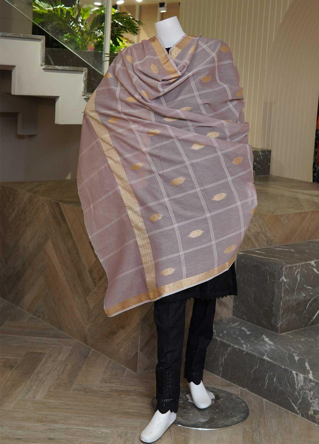 Sanaulla Exclusive Range  Cotton Embroidered Chaddar D-10 Multi5 - Cotton Multani Chaddars