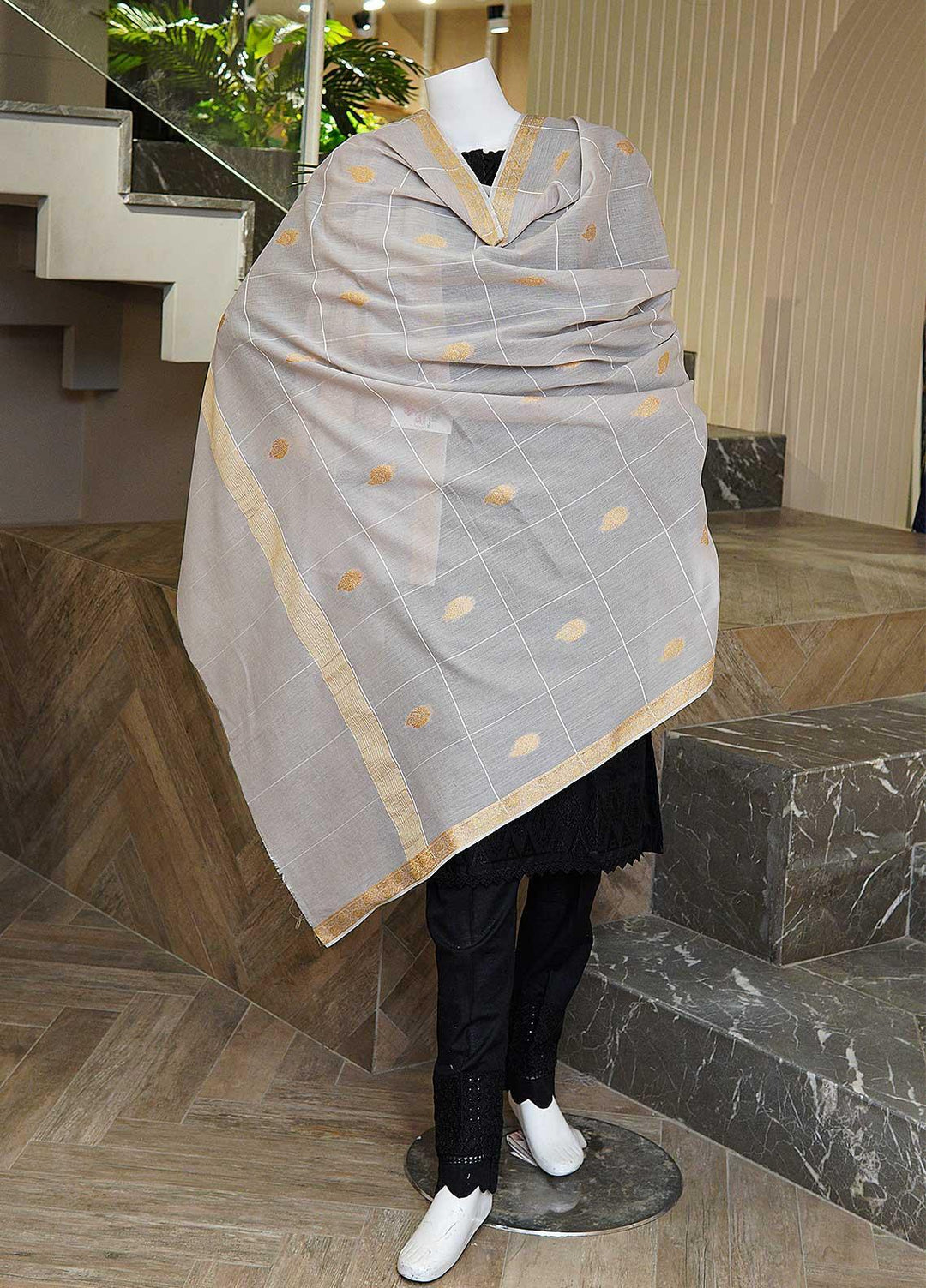 Sanaulla Exclusive Range  Cotton Embroidered Chaddar D-10 Multi2 - Cotton Multani Chaddars