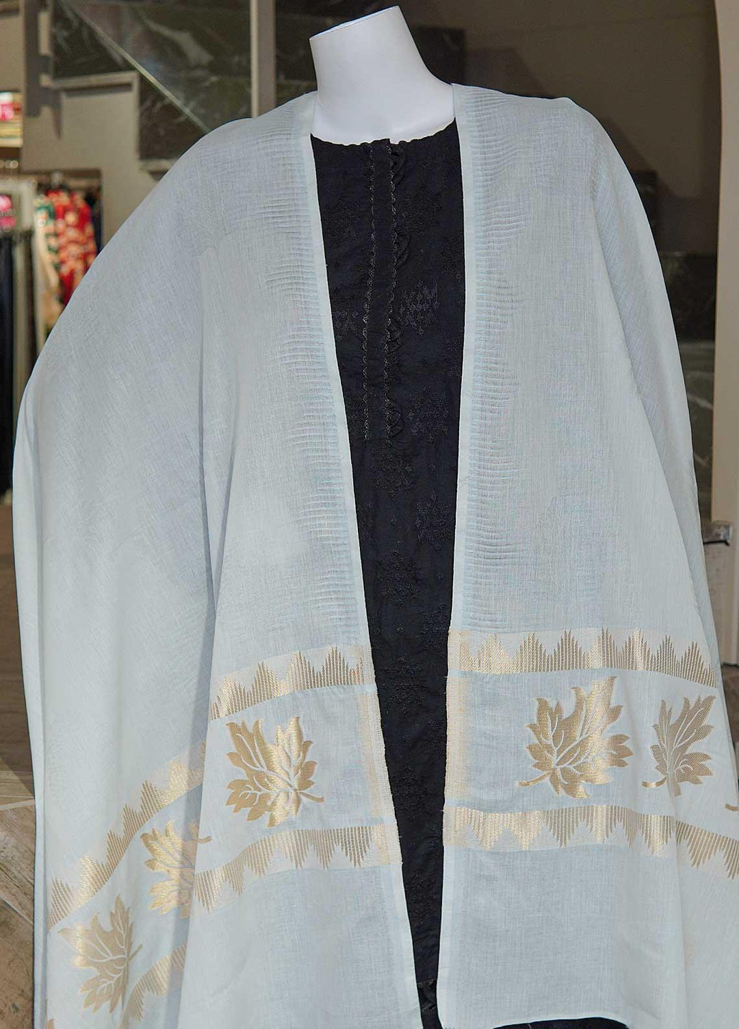 Sanaulla Exclusive Range  Cotton Embroidered Chaddar D-09 Multi1 - Cotton Multani Chaddars