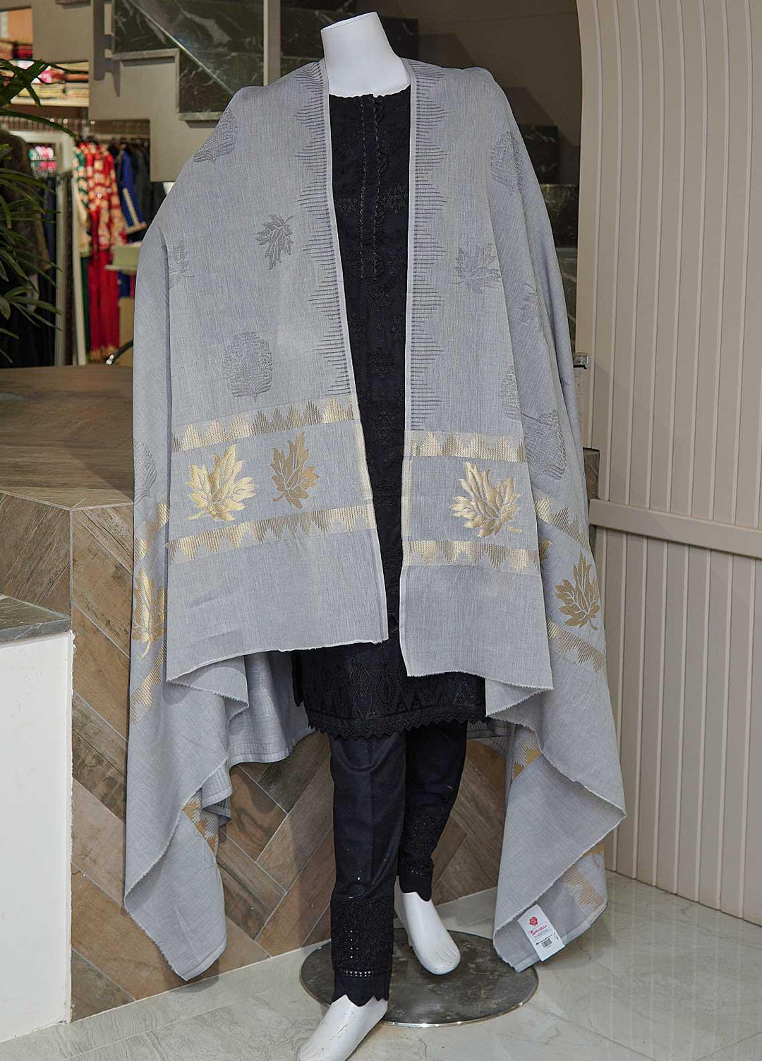 Sanaulla Exclusive Range  Cotton Embroidered Chaddar D-09 Multi5 - Cotton Multani Chaddars