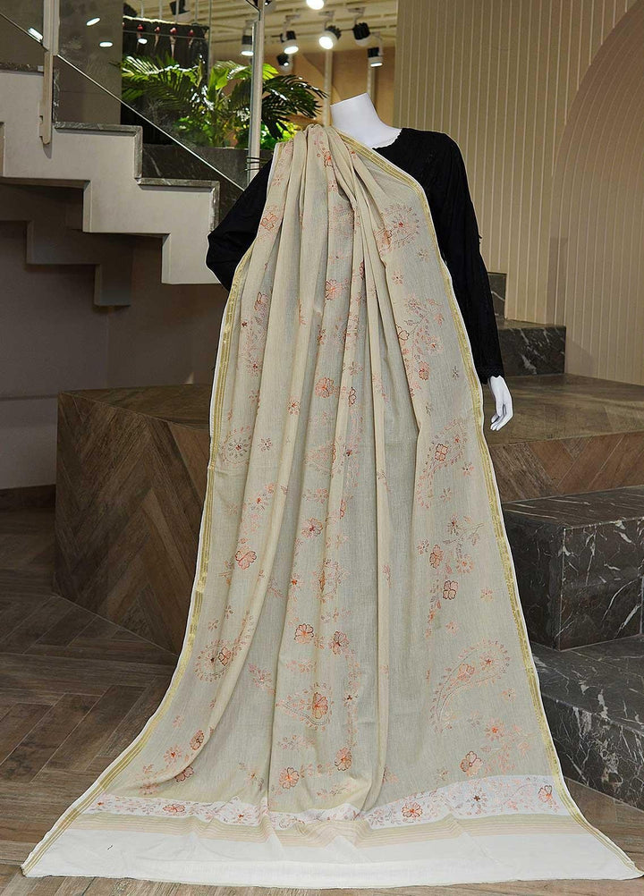 Sanaulla Exclusive Range  Cotton Embroidered Chaddar D-05 Multi4 - Cotton Multani Chaddars