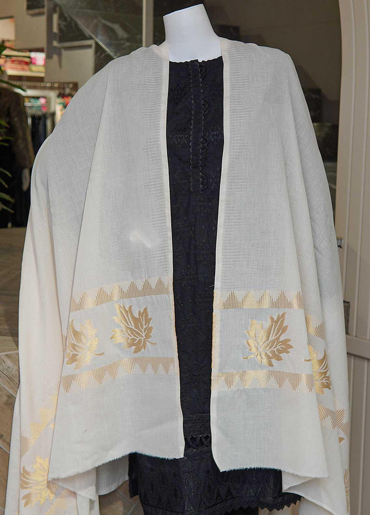 Sanaulla Exclusive Range  Cotton Embroidered Chaddar D-09 Multi10 - Cotton Multani Chaddars