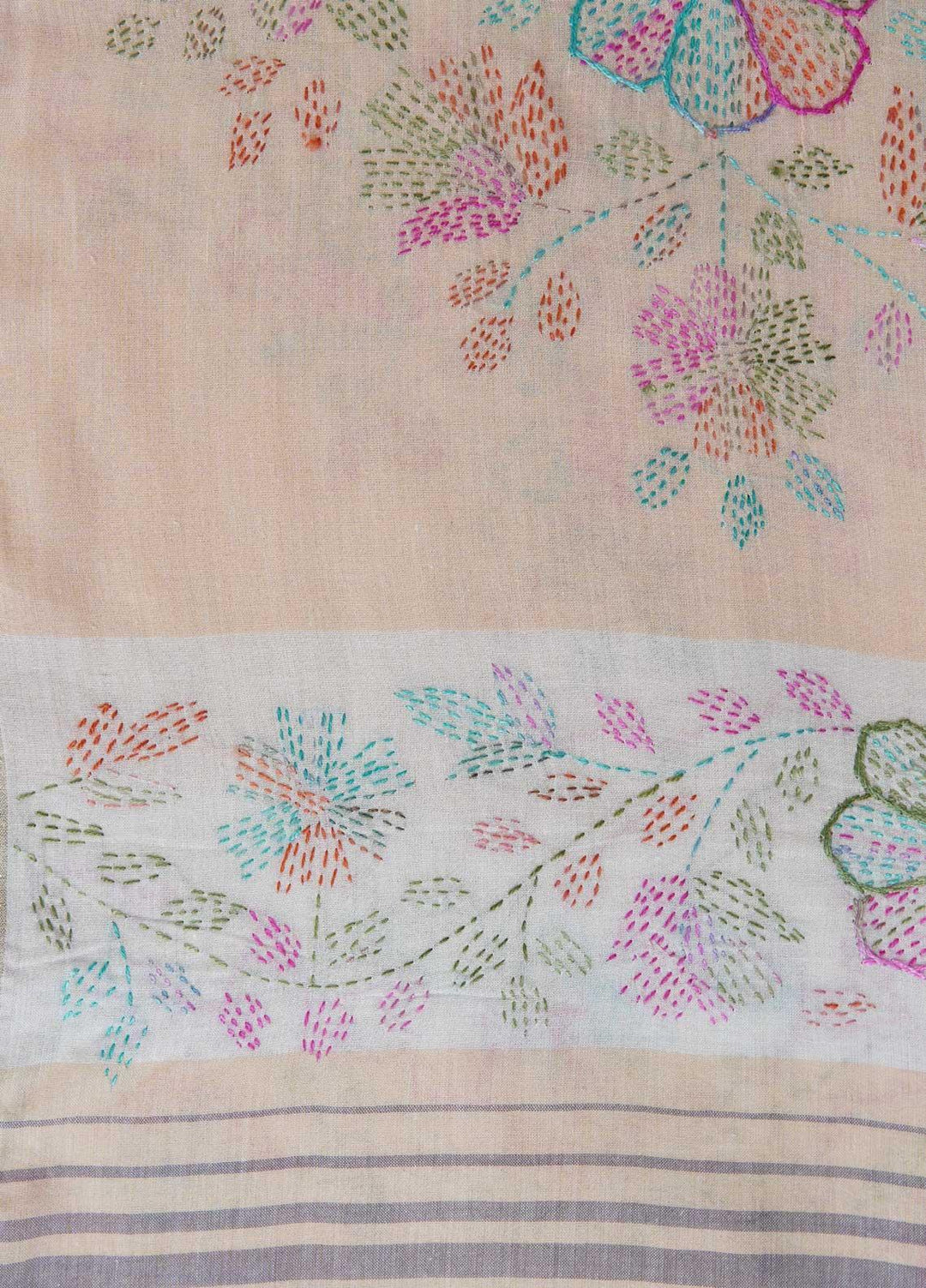 Sanaulla Exclusive Range  Cotton Embroidered Chaddar D-05 Multi6 - Cotton Multani Chaddars