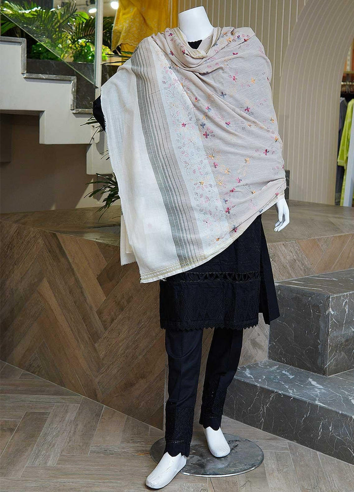 Sanaulla Exclusive Range  Cotton Embroidered Chaddar D-06 Multi3 - Cotton Multani Chaddars