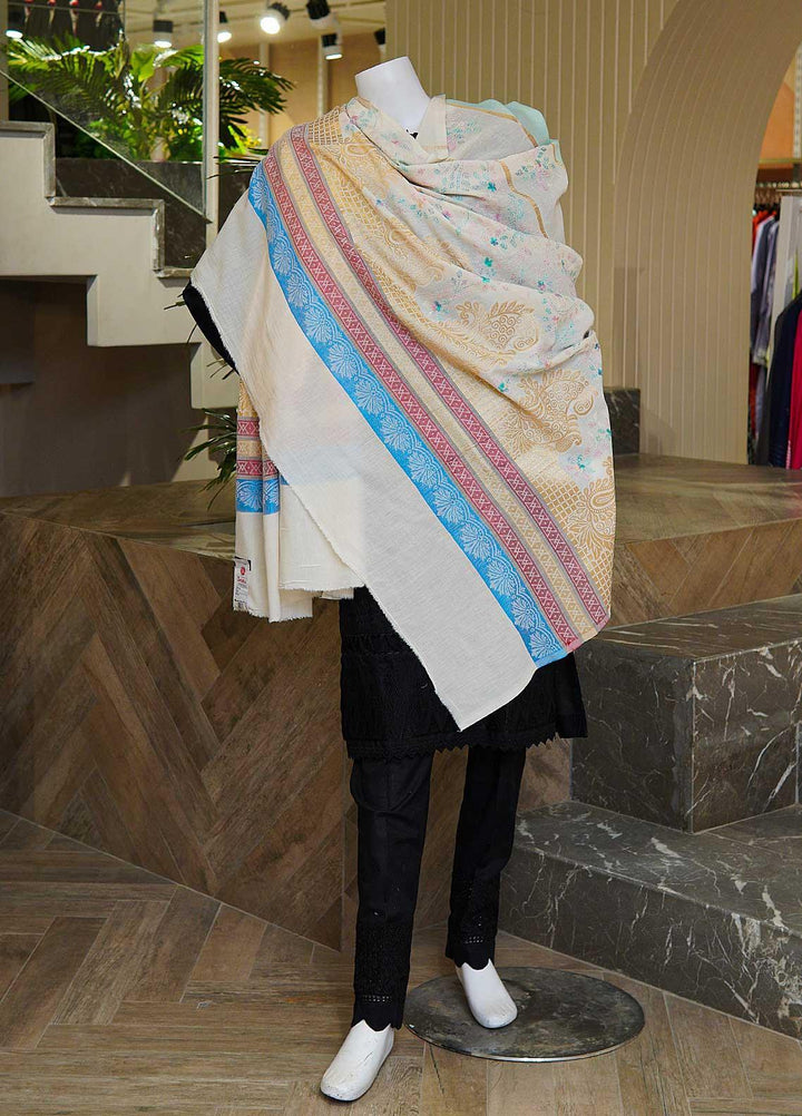 Sanaulla Exclusive Range  Cotton Embroidered Chaddar D-03 Multi5 - Cotton Multani Chaddars