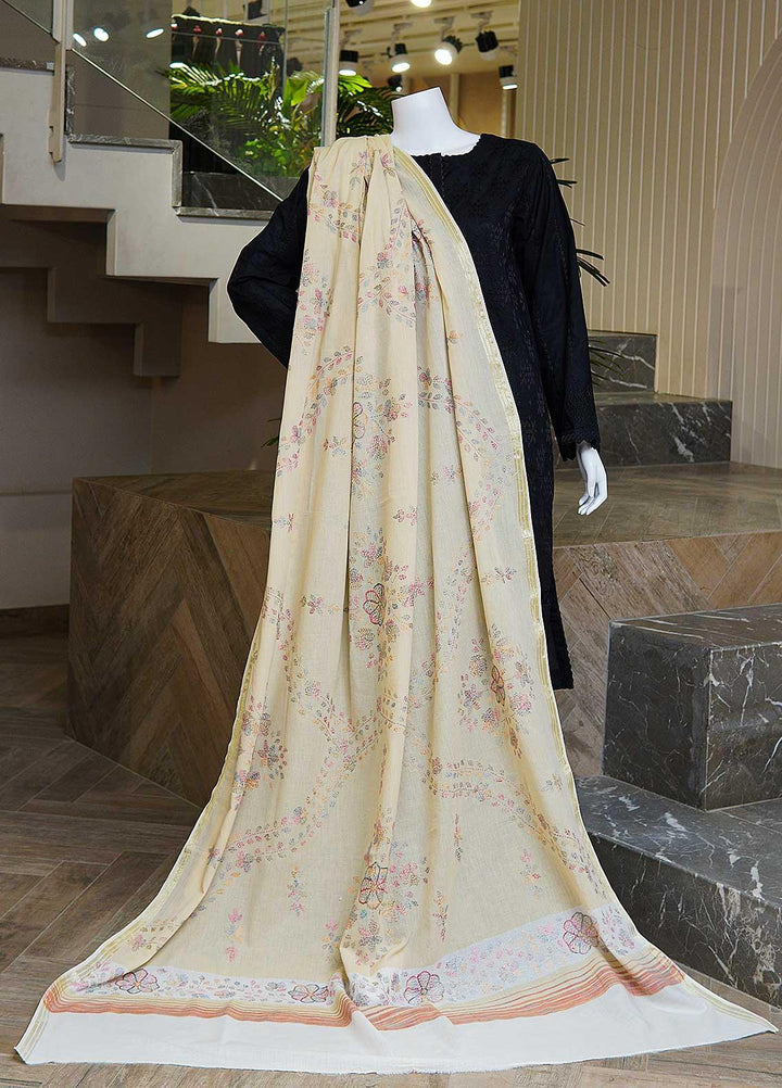 Sanaulla Exclusive Range  Cotton Embroidered Chaddar D-05 Multi5 - Cotton Multani Chaddars