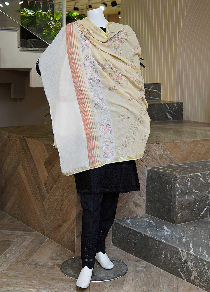 Sanaulla Exclusive Range  Cotton Embroidered Chaddar D-05 Multi5 - Cotton Multani Chaddars