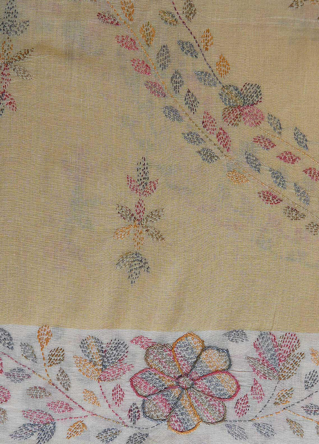 Sanaulla Exclusive Range  Cotton Embroidered Chaddar D-05 Multi5 - Cotton Multani Chaddars