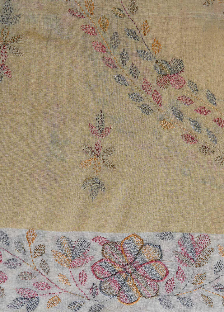 Sanaulla Exclusive Range  Cotton Embroidered Chaddar D-05 Multi5 - Cotton Multani Chaddars