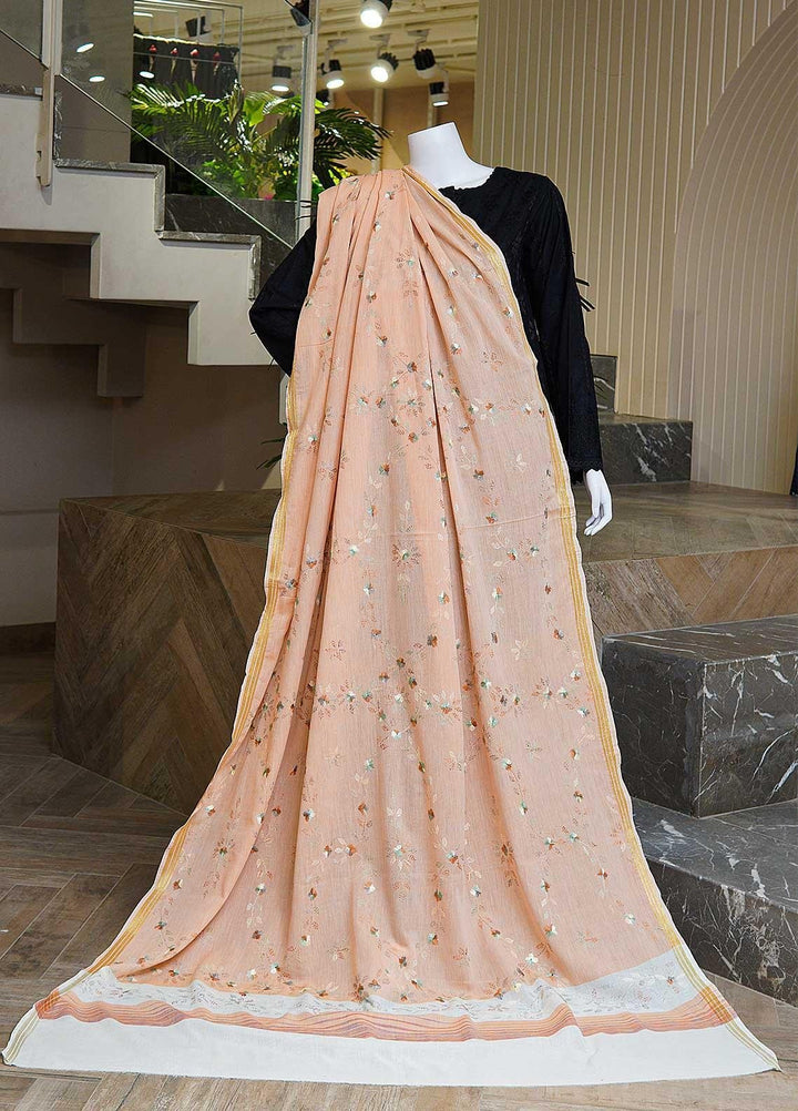 Sanaulla Exclusive Range  Cotton Embroidered Chaddar D-06 Multi1 - Cotton Multani Chaddars