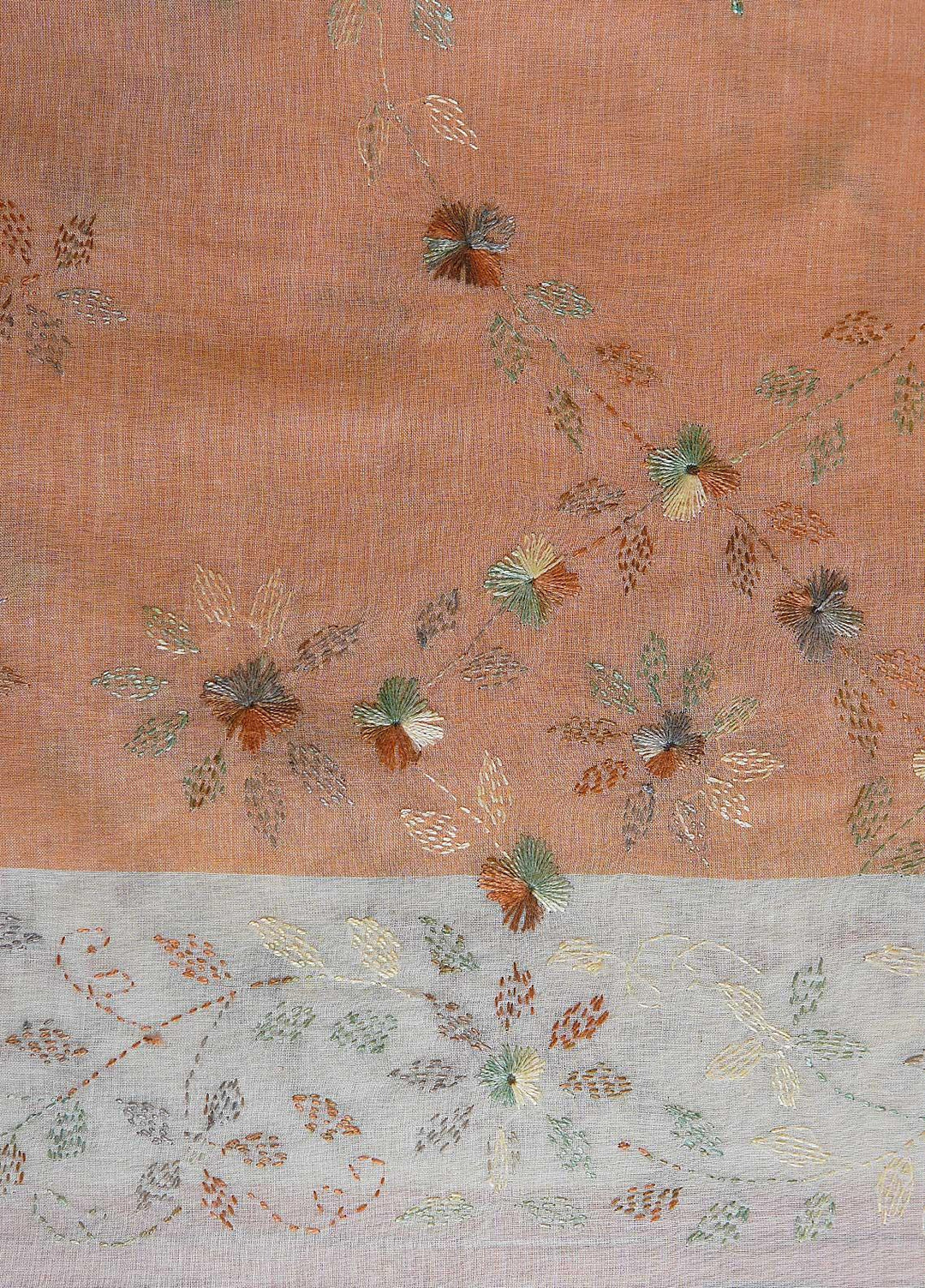 Sanaulla Exclusive Range  Cotton Embroidered Chaddar D-06 Multi1 - Cotton Multani Chaddars