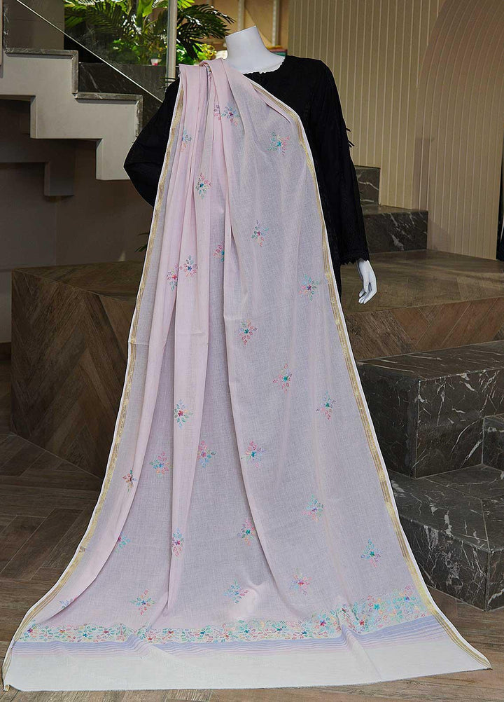 Sanaulla Exclusive Range  Cotton Embroidered Chaddar D-04 Multi6 - Cotton Multani Chaddars