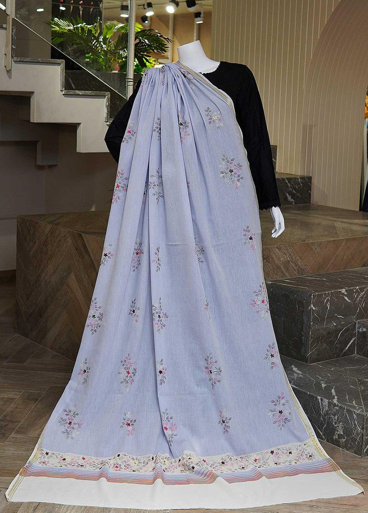 Sanaulla Exclusive Range  Cotton Embroidered Chaddar D-04 Multi8 - Cotton Multani Chaddars