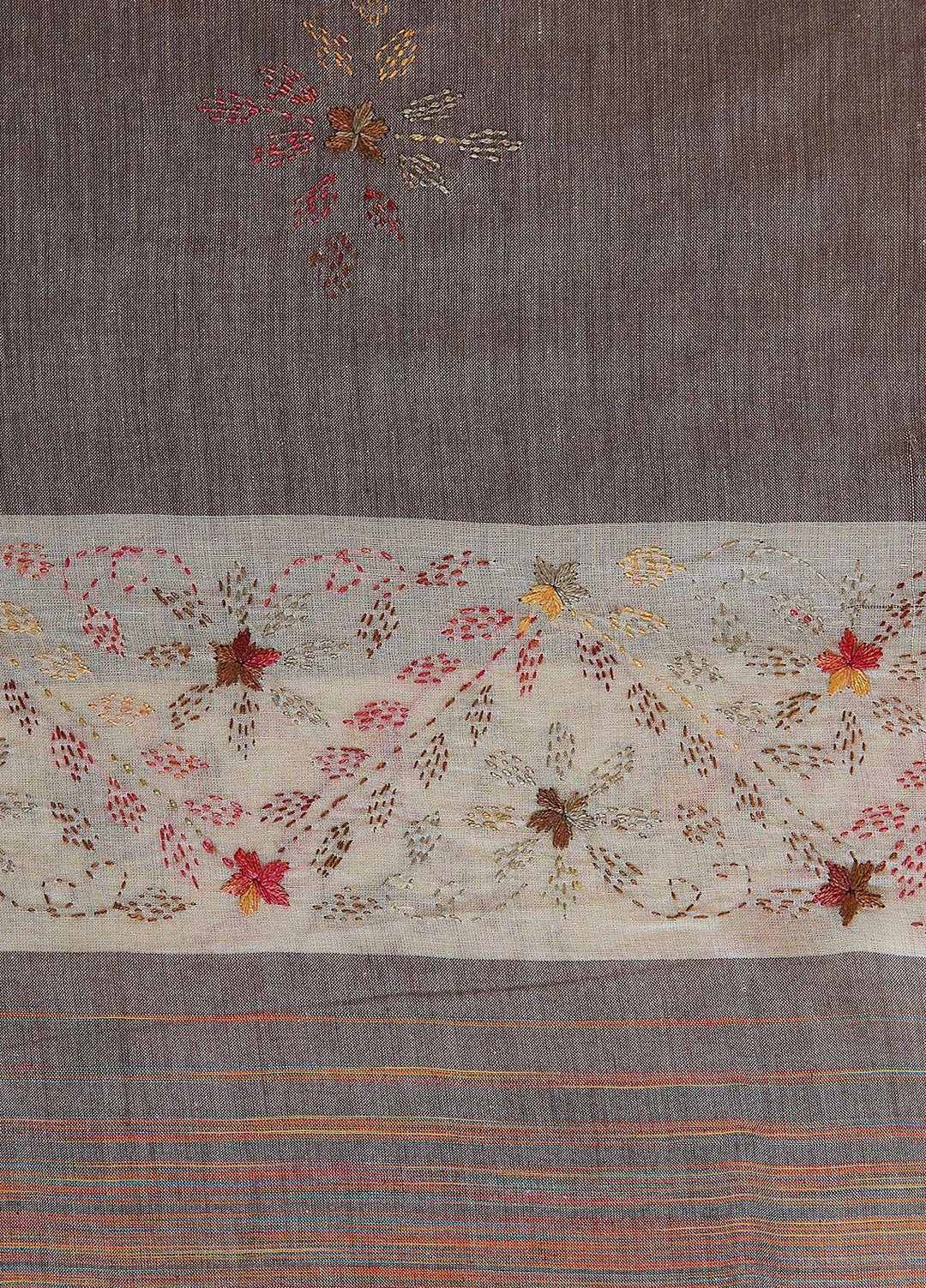 Sanaulla Exclusive Range  Cotton Embroidered Chaddar D-04 Multi10 - Cotton Multani Chaddars