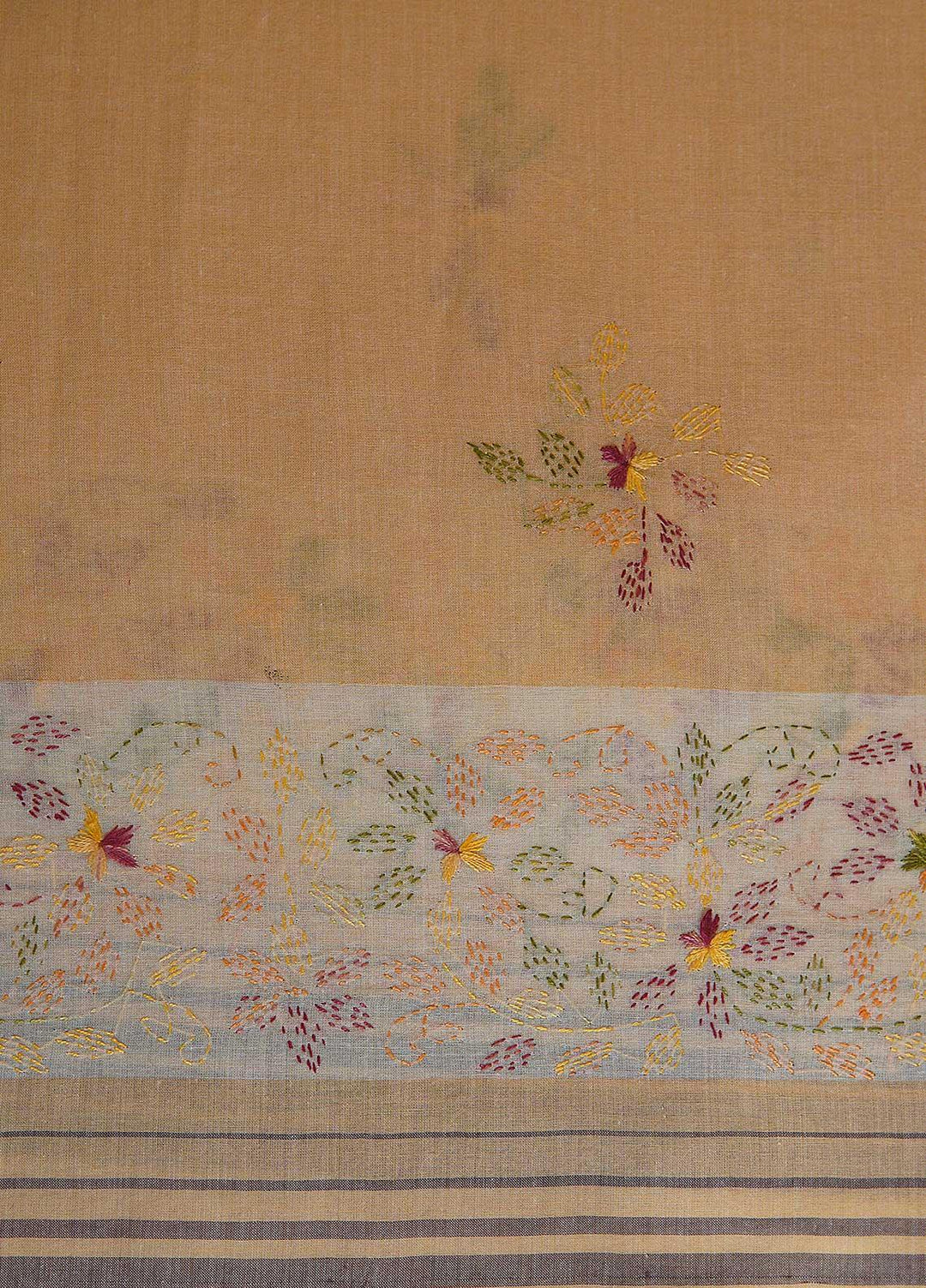 Sanaulla Exclusive Range  Cotton Embroidered Chaddar D-04 Multi2 - Cotton Multani Chaddars