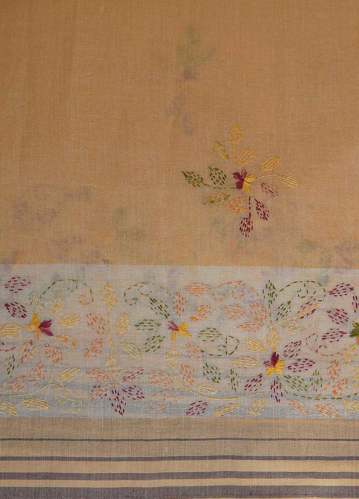 Sanaulla Exclusive Range  Cotton Embroidered Chaddar D-04 Multi2 - Cotton Multani Chaddars