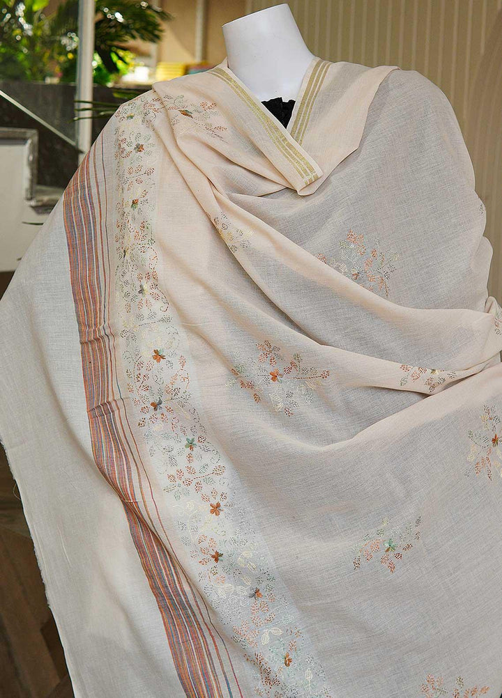 Sanaulla Exclusive Range  Cotton Embroidered Chaddar D-04 Multi1 - Cotton Multani Chaddars