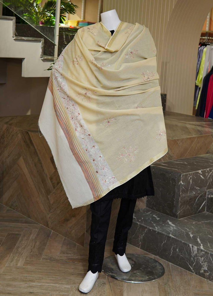 Sanaulla Exclusive Range  Cotton Embroidered Chaddar D-04 Multi3 - Cotton Multani Chaddars