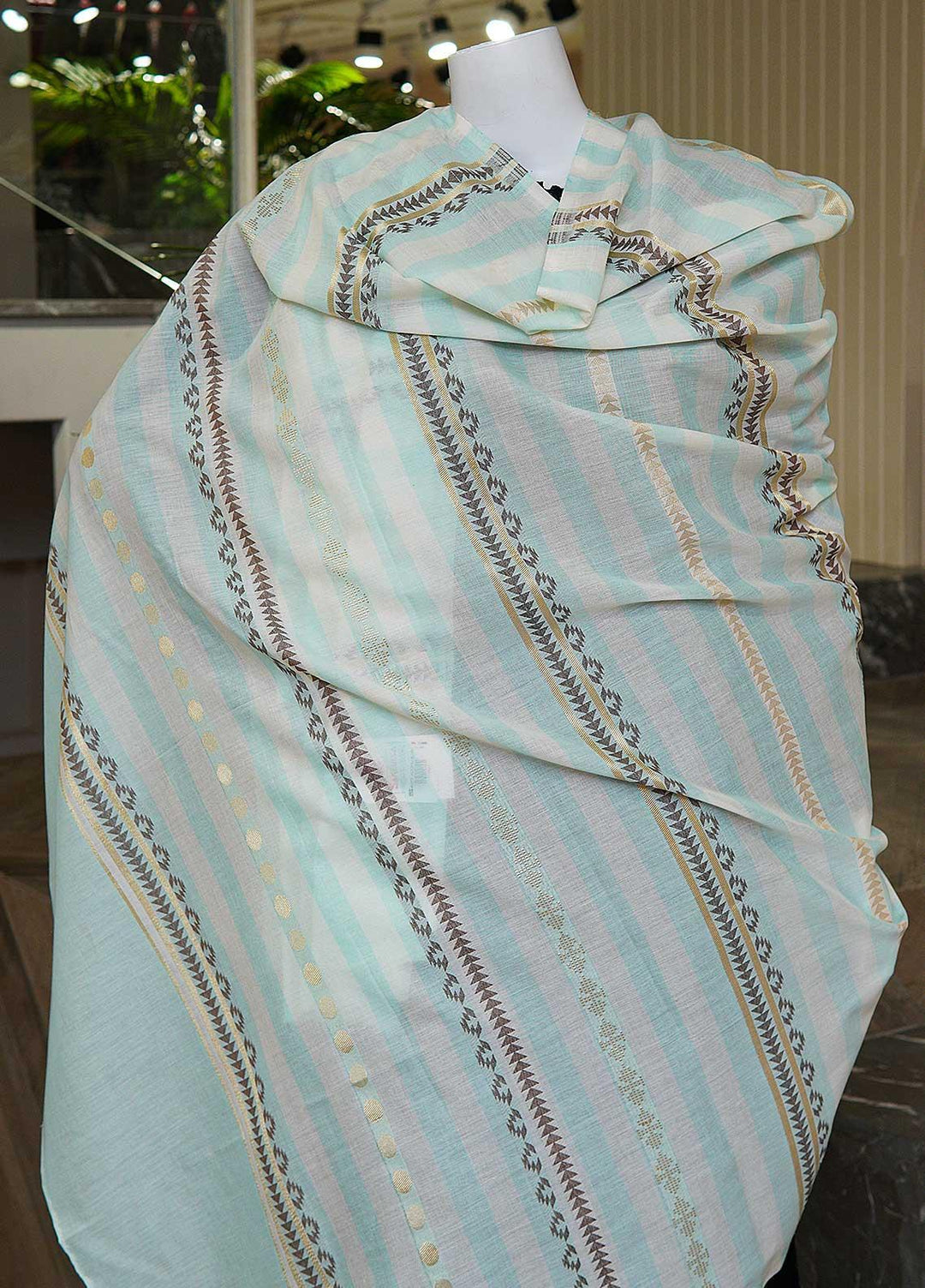 Sanaulla Exclusive Range  Cotton Embroidered Chaddar D-08 Multi1 - Cotton Multani Chaddars