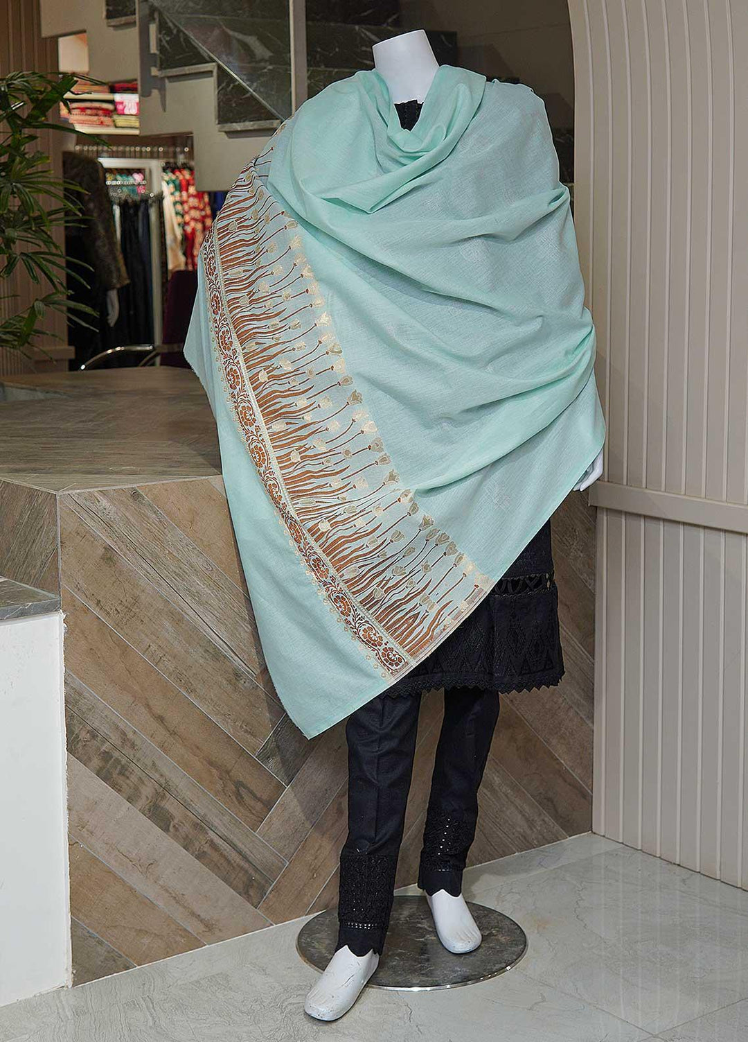 Sanaulla Exclusive Range  Cotton Embroidered Chaddar D-07 Multi1 - Cotton Multani Chaddars