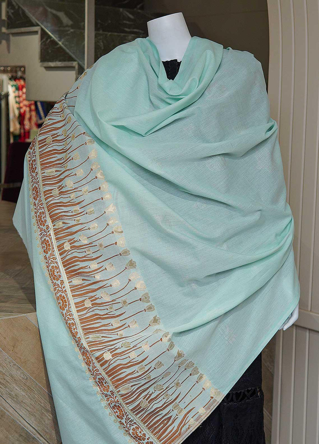 Sanaulla Exclusive Range  Cotton Embroidered Chaddar D-07 Multi1 - Cotton Multani Chaddars