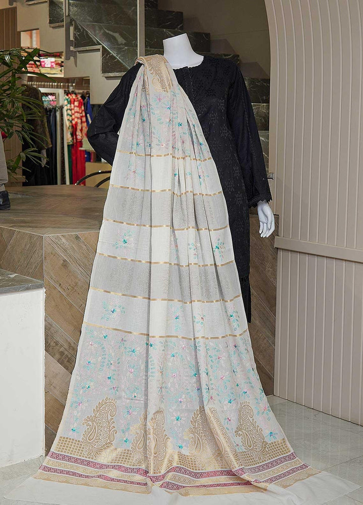 Sanaulla Exclusive Range  Cotton Embroidered Chaddar D-03 Multi8 - Cotton Multani Chaddars