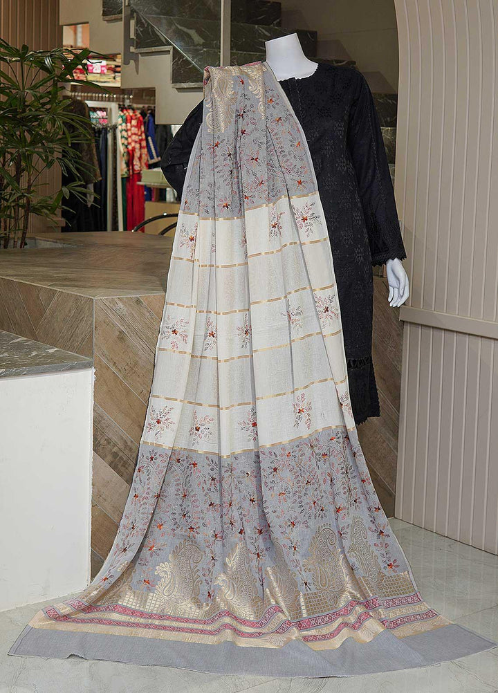 Sanaulla Exclusive Range  Cotton Embroidered Chaddar D-03 Multi7 - Cotton Multani Chaddars