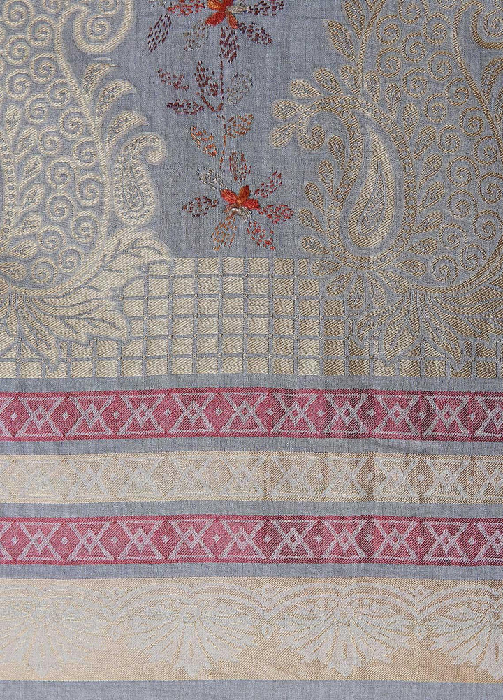 Sanaulla Exclusive Range  Cotton Embroidered Chaddar D-03 Multi7 - Cotton Multani Chaddars