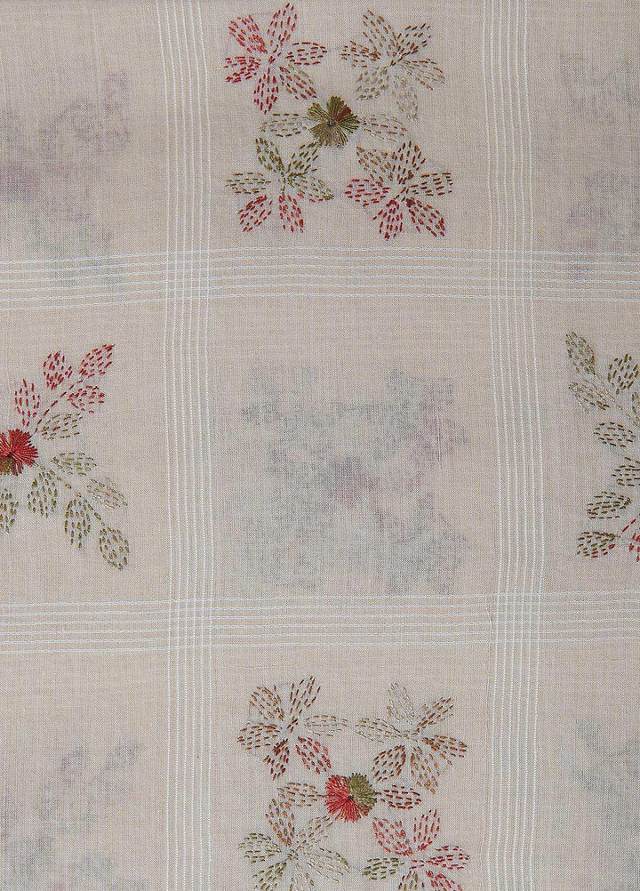 Sanaulla Exclusive Range  Cotton Embroidered Chaddar D-02 Multi9 - Cotton Multani Chaddars