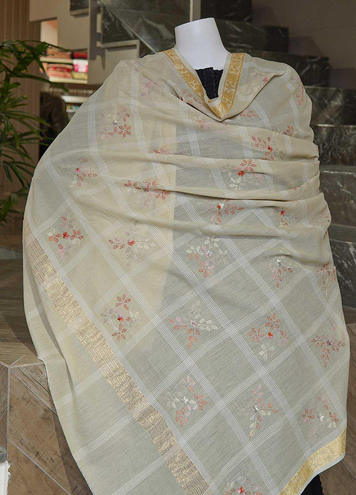 Sanaulla Exclusive Range  Cotton Embroidered Chaddar D-02 Multi5 - Cotton Multani Chaddars