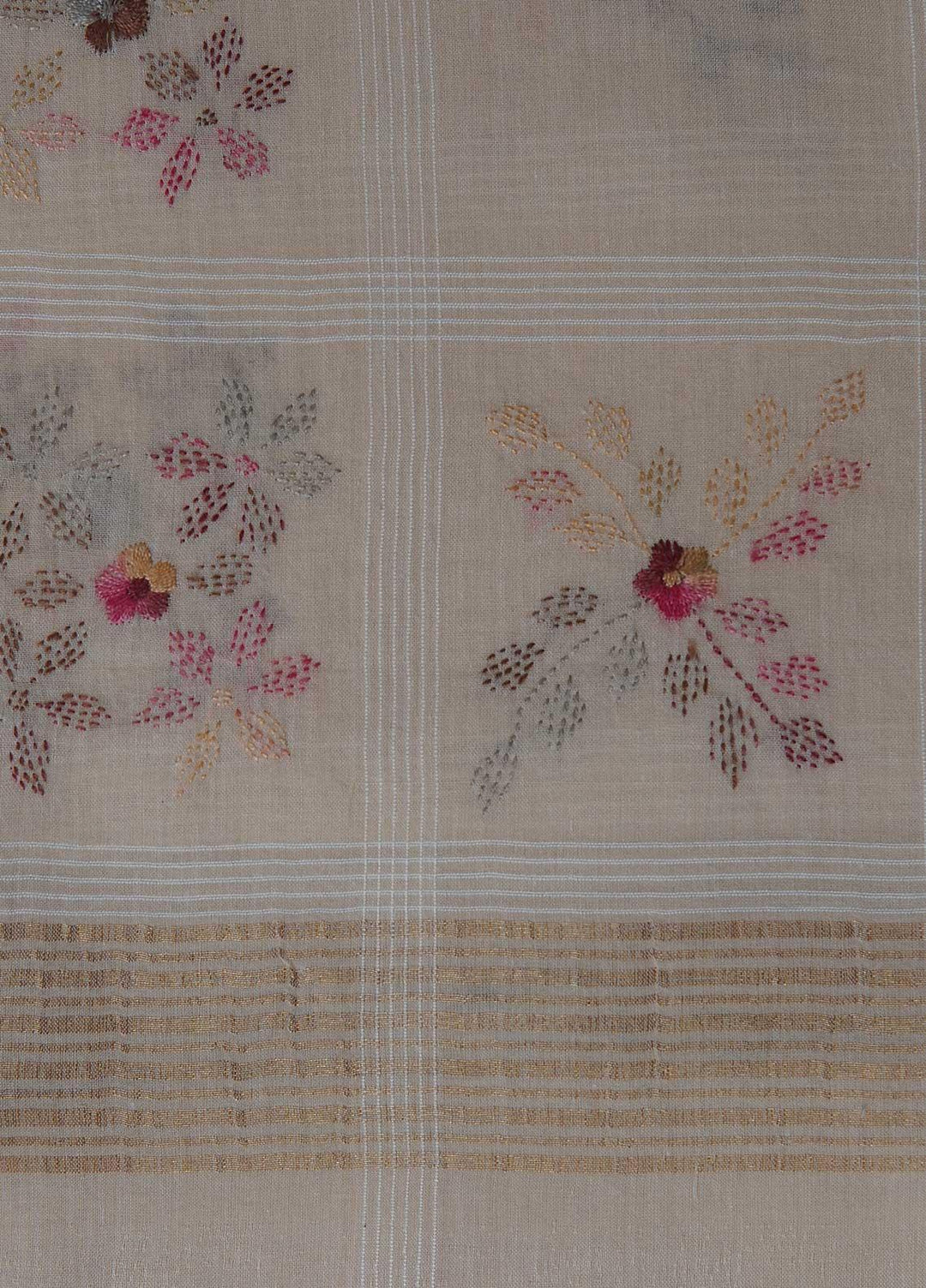 Sanaulla Exclusive Range  Cotton Embroidered Chaddar D-02 Multi3 - Cotton Multani Chaddars