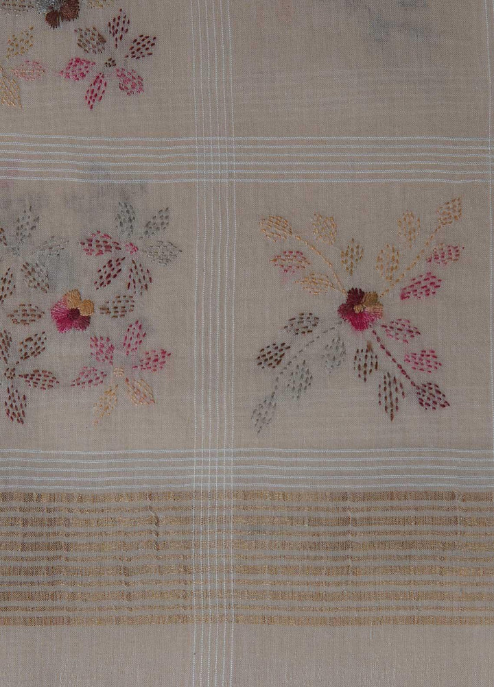 Sanaulla Exclusive Range  Cotton Embroidered Chaddar D-02 Multi3 - Cotton Multani Chaddars