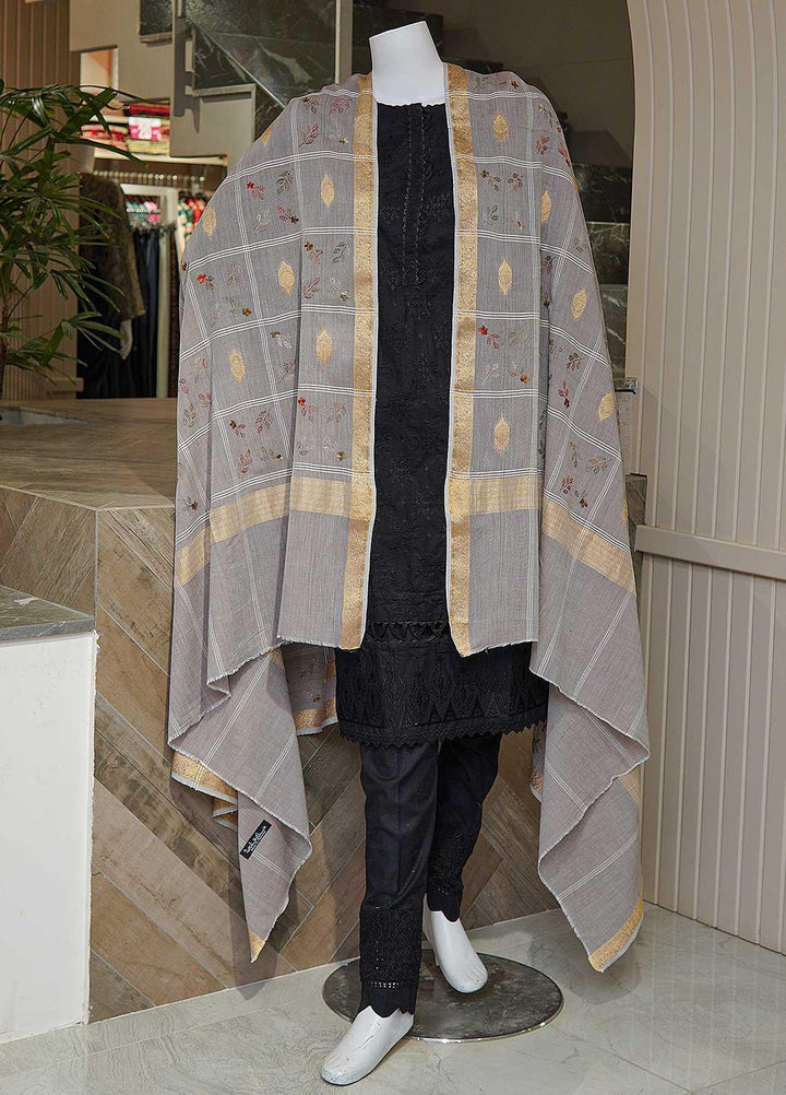 Sanaulla Exclusive Range  Cotton Embroidered Chaddar D-02 Multi2 - Cotton Multani Chaddars